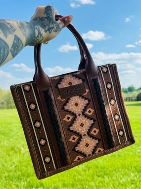 Authentic Wrangler Southwestern Small Tote Bag- New with tags!